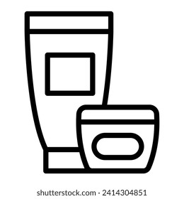  Cosmetic Vector Line Icon Design