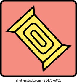 Limpieza húmeda cosmética, ilustración, vector sobre un fondo blanco.