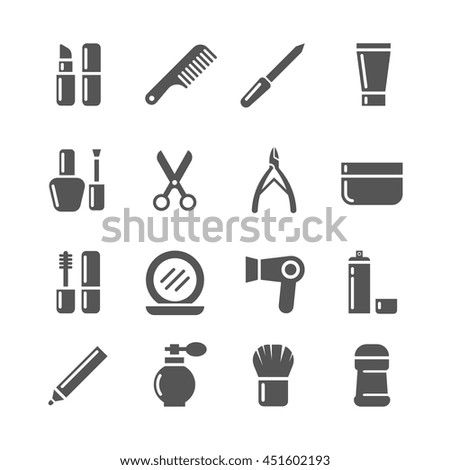 Similar – Image, Stock Photo Set of beauty cream bottles over purple background