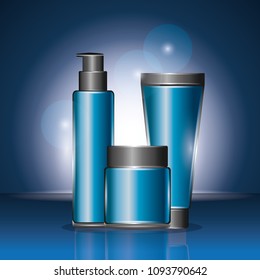 cosmetics bottle skincare