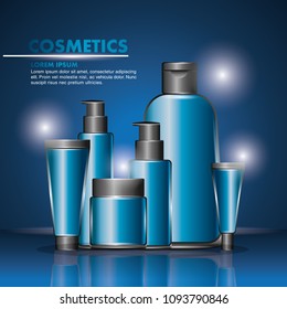 cosmetics bottle skincare