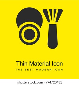 Cosmetics bright yellow material minimal icon or logo design