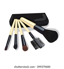 Cosmetics brushes