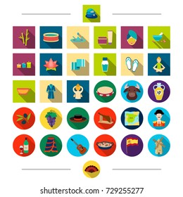 Cosmetics, care, hygiene and other web icon in cartoon style. Clothing, attributes, food, icons in set collection.