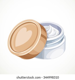 Cosmetics cream isolated on a white background