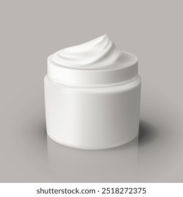 Cosmetics Cream Jar Package For Beauty Product. EPS10 Vector