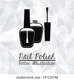 Cosmetics  design over white background vector illustration