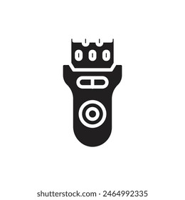 Ilustración vectorial de iconos rellenos de Cosméticos Epilator