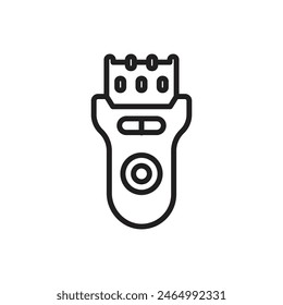 Kosmetik Epilator Outline Icon Vektorillustration