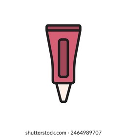 Ilustración vectorial de iconos de suero de ojos