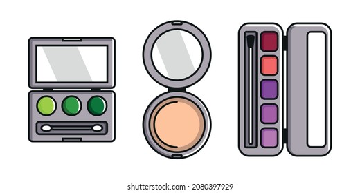 cosmetics eyeshadow brush palette makeup
