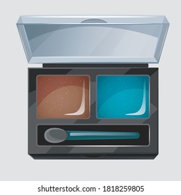 cosmetics eyeshadow different colors of eyeshadow for bright and expressive festive and pastel delicate daily eye makeup