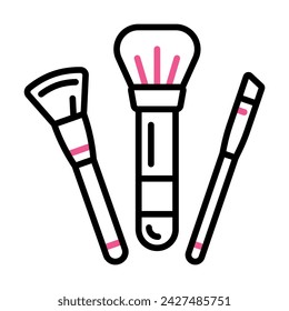 Cosmetics and Fashion Outline brush makeup brushes	