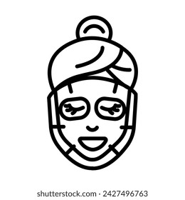 Cosmetics and Fashion Outline face mask	
