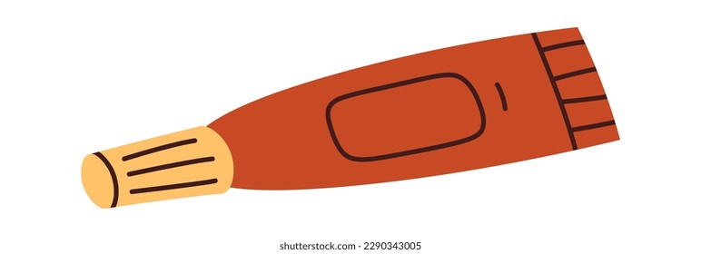 Icono plano cosmético Procedimiento de belleza crema hidratante. Ilustración del vector