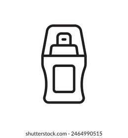 Cosmetics Foundation Outline Icon Vector Illustration