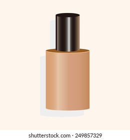 cosmetics foundation theme elements vector,eps