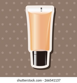 cosmetics foundation theme elements vector,eps