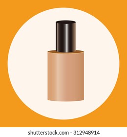 cosmetics foundation theme elements vector,eps