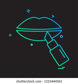 Cosmetics icon design vector