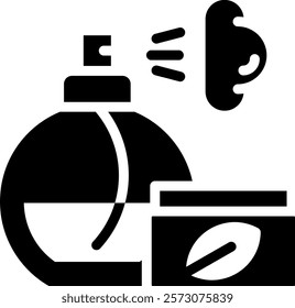 Cosmetics Icon Glyph Vector Illustration