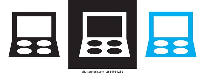 Cosmetics icon. makeup icon collection. woman beauty symbol. Vector for websites, mobile interfaces, presentations, banner, logo, visual branding etc. Vector illustration. EPS 10