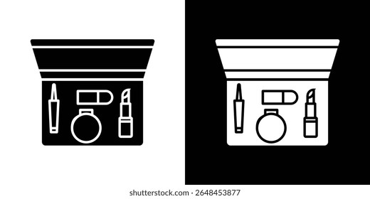 Cosmetics icon symbol collection. Flat vector stock illustration.
