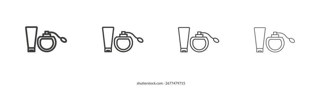 Cosmetics icon symbol. Vector isolated illustration.