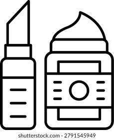 Cosmetics Icon Vector Element line icon design vector icons