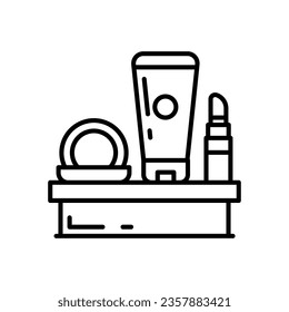 Cosmetics icon in vector. Illustration