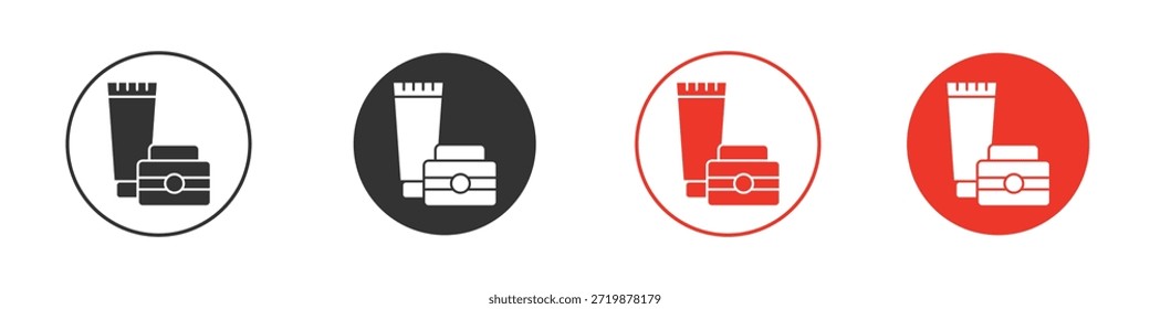 Kosmetik-Symbol. Webvektordesign