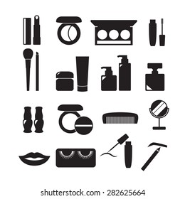 Cosmetics Icons, beauty vector set