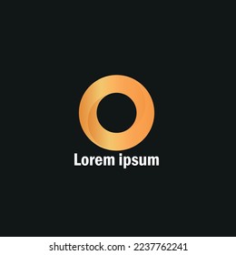 cosmetics o logo design of vector