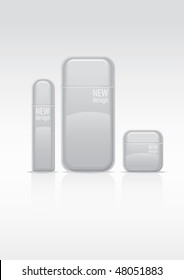 Cosmetics package, vector