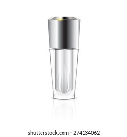 Cosmetics Packages Beauty Products. Vector Illustration