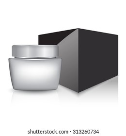 A Cosmetics Packages with the white background