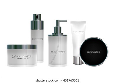 Cosmetics Packaging Design. Vector