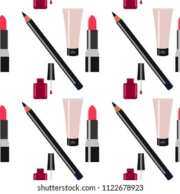 Cosmetics pattern Seamless