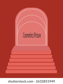 Presentación del Producto de Cosméticos en el escenario