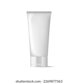 Cosmetics products ad jar mock up. Cosmetic mockup design. Cream tubes package with white gloss lid