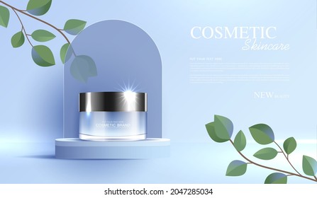 Cosmetics Skin Care Product Ads Bottle Stock Vector (Royalty Free ...