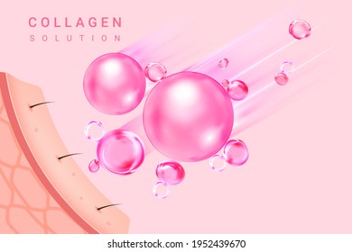 Cosmetics solution. supreme collagen  essence.