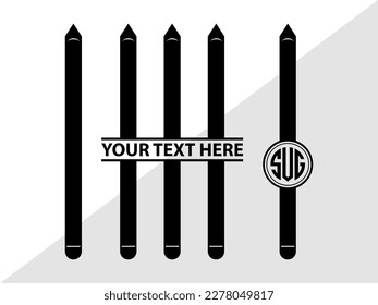 Cosmetics SVG Monogram Vector Illustration Silhouette