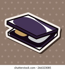 cosmetics theme elements vector,eps