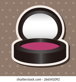 cosmetics theme elements vector,eps