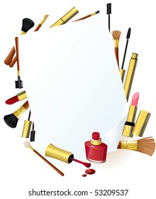 Cosmetics. Vector.