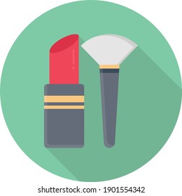 cosmetics vector flat colour icon