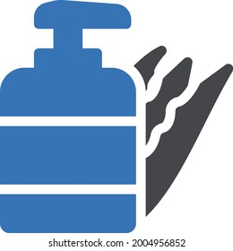 cosmetics vector glyph colour icon
