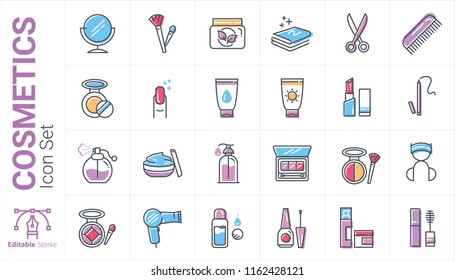 Cosmetics vector icon C03