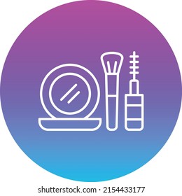 Icono vectorial de cosméticos. Se puede usar para imprimir, móviles y aplicaciones web.